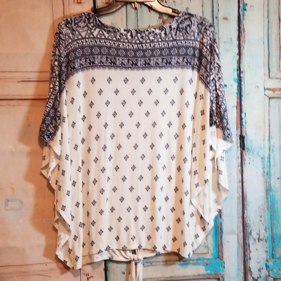 💥❤🎪Chico's Poncho Style Sleeves Top - Picture 5 of 5